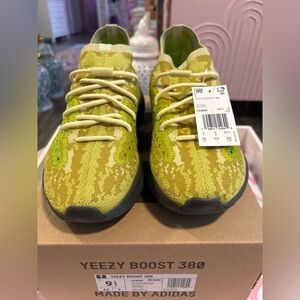 Adidas Yeezy Boost 380 in Lime and Olive